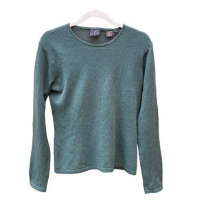 MAG By Magaschoni Bloomingdales Green Cashmere Sweatshirt Green Size M Medium